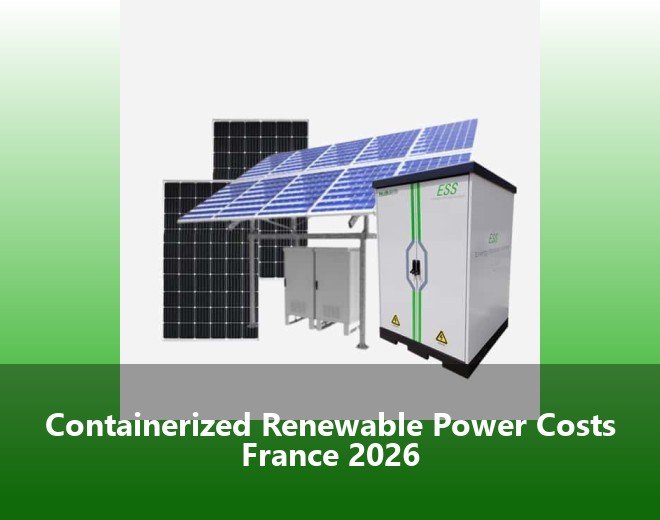 Containerized Renewable Power Costs France 2026